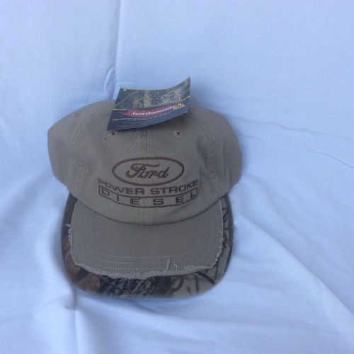 Ford power stroke diesel real tree camo cap with adjustable strap