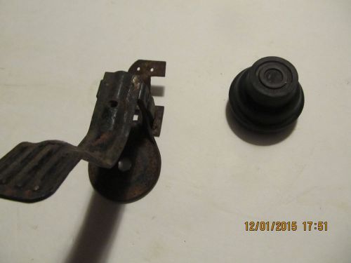 1957 corvette windshield washer foot pump and trico boot, 87887 oem no pump