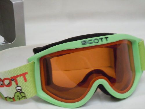 Scott youth snow goggle- jr.ninja thermal. t-35, green