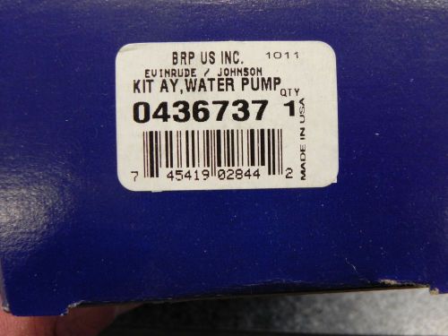 Evinrude johnson outboard water pump kit factory oem p# 436737