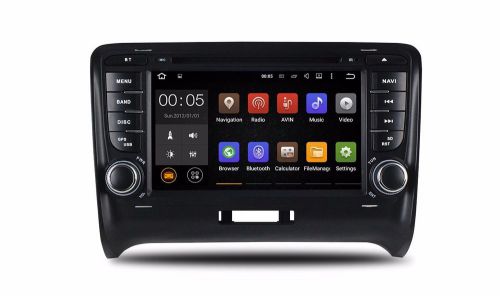 7&#034; android 5.1 car dvd stereo player radio gps 2din for audi tt 2006-2011 3g