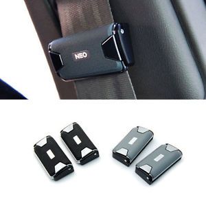 New car auto seat belt fix stopper clip clamp / black color *