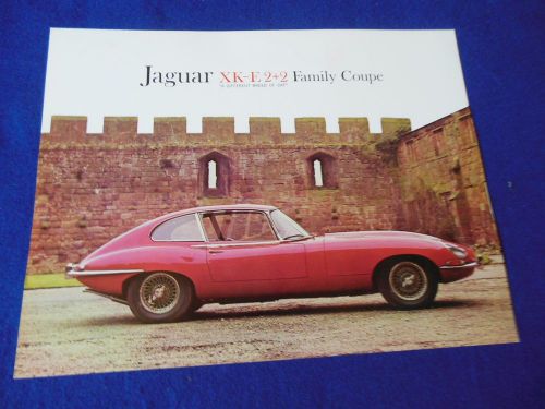 Nos jaguar xke 2+2 family coupe single page brochure