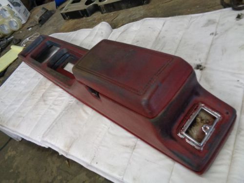 1974 mustang ii king cobra mach 1 ghia center console oem good condition red