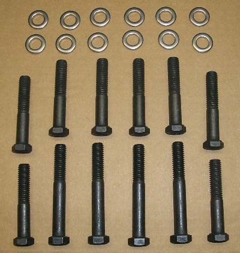New 1966 chevy nova exhaust manifold bolts and washers (correct)