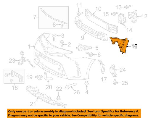 Toyota oem 15-16 prius v front bumper-intake duct right 5282147020