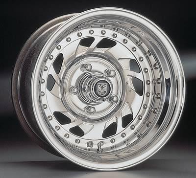 Center line wheels modular series warrior polished wheel 15"x8" 5x4.5" bc pair