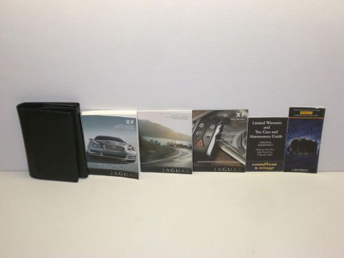 2008 jaguar xf owners manual set with case