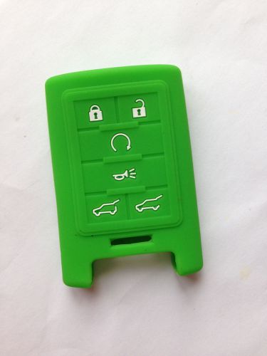 Green protective silicone fob skin key cover jacket protector keyless fob gift