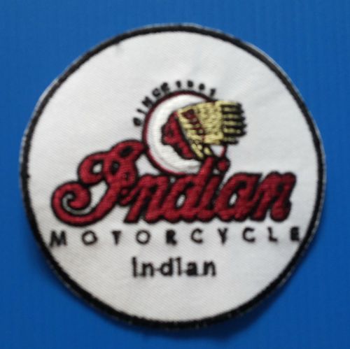 Indian motorcycle 3. inch embrodered iron or sewn patch free ship