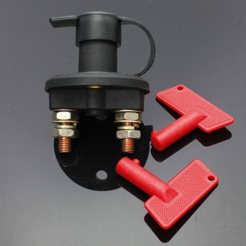 100amp 12v battery isolator cut off power kill switch with 2 removable keys