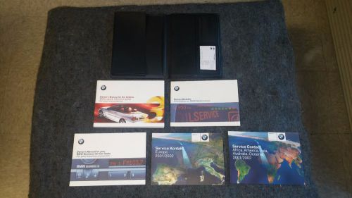 2001 bmw 330cic owners manual/books &amp; leather case