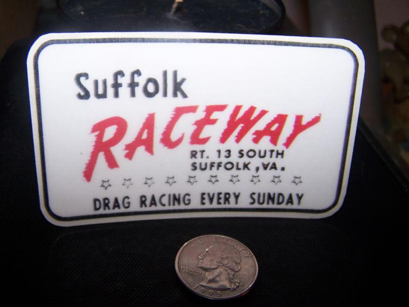 Suffolk raceway- sticker 