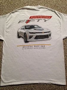 Chevrolet camaro 50th xl t shirt official pace car of the 100th indianapolis 500