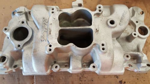 Edelbrock performer intake small block chevy 350, 400, chevrolet 350 v8, hot rod