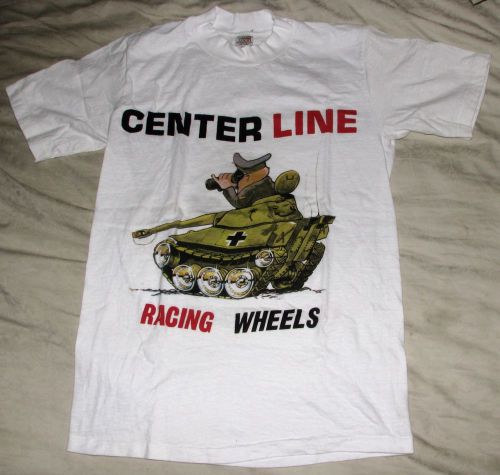 Vintage drag racing center line wheels t shirt small 34-36 - new old stock
