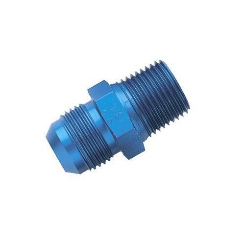 Professional products adapter fitting -10 an male-1/2 in. npt male blue