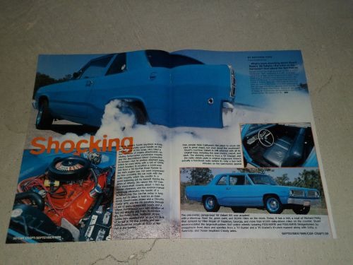 1968 plymouth valiant #2 article / ad