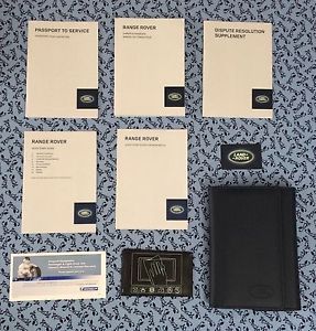 2015 range rover land rover owners manual  w/ navi guide complete oem books set