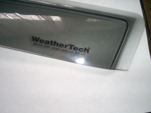 Weathertech® side window deflector -toyota sienna 2003 - dark - driver side only