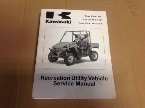 Used kawasaki service manual 2010 teryx750fi/le/sport 4x4 (teryx750-002)