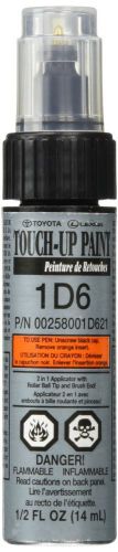 Toyota touch up paint 1d6 silver sky metallic genuine toyota new!