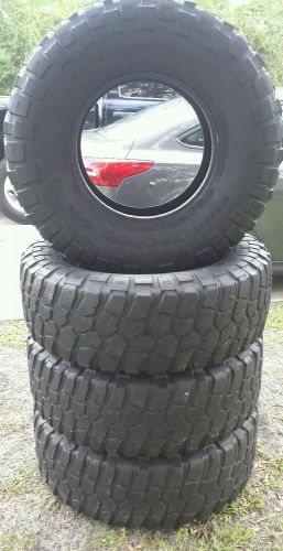 4 37x12.50r17 b.f. goodrich km2 mud terrain 37x12.50x17 37x12.50-17 37 inch