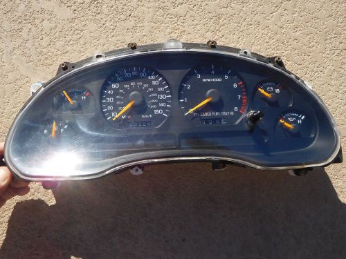 1996-98 ford mustang gt gauge cluster 150 mph sn95 165312k new gears installed