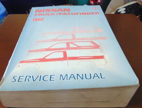 1992 nissan truck &amp; pathfinder factory shop service repair manual