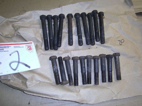 1958 1963 1964 ford fe mercury oem interceptor set of head mounting bolt bolts !