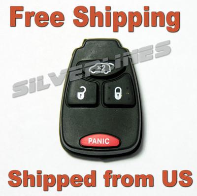 Dodge remote keyless entry fob pad 4 buttons 4kp