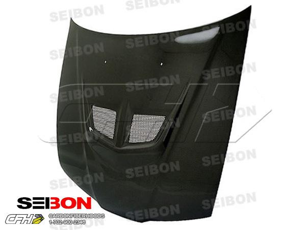 Seibon carbon fiber evo-style carbon fiber hood kit auto body honda prelude 92-9