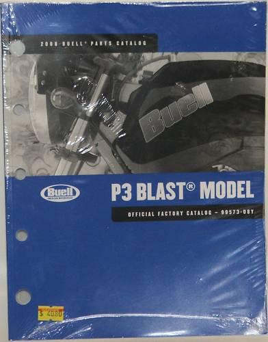 New! 2008 buell blast factory parts catalog nos p3
