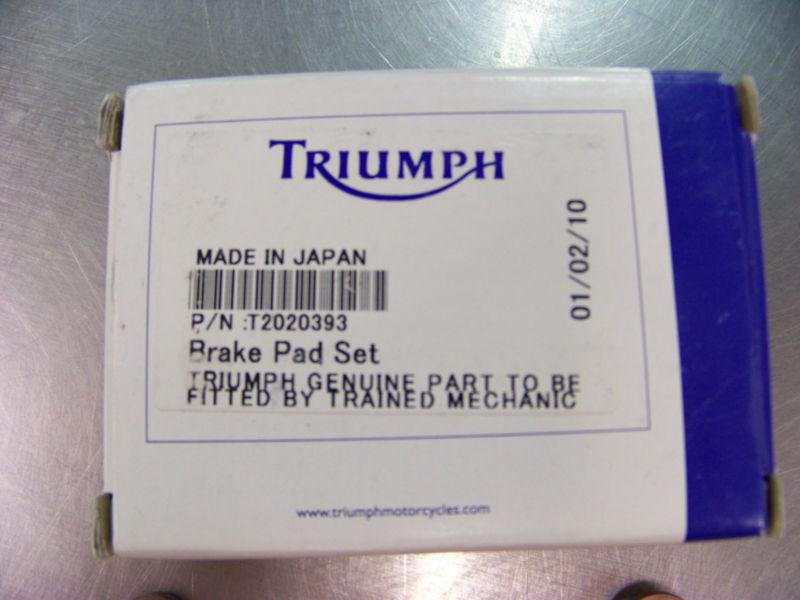 Triumph brake pad set (rocketiii, sprint, tbird), part number  t2020393