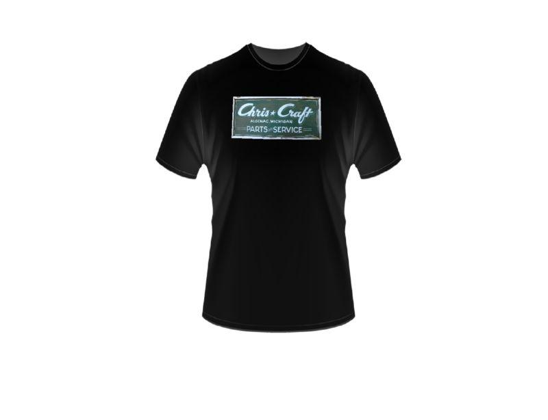 Chris craft black t-shirt