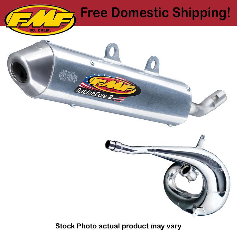 Fmf full exhaust turbinecore 2 silencer & gnarly pipe 2007-2012 gas gas 250/300