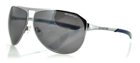 Bobster snitch street series sunglasses, gun metal frame, smoked mirror lens