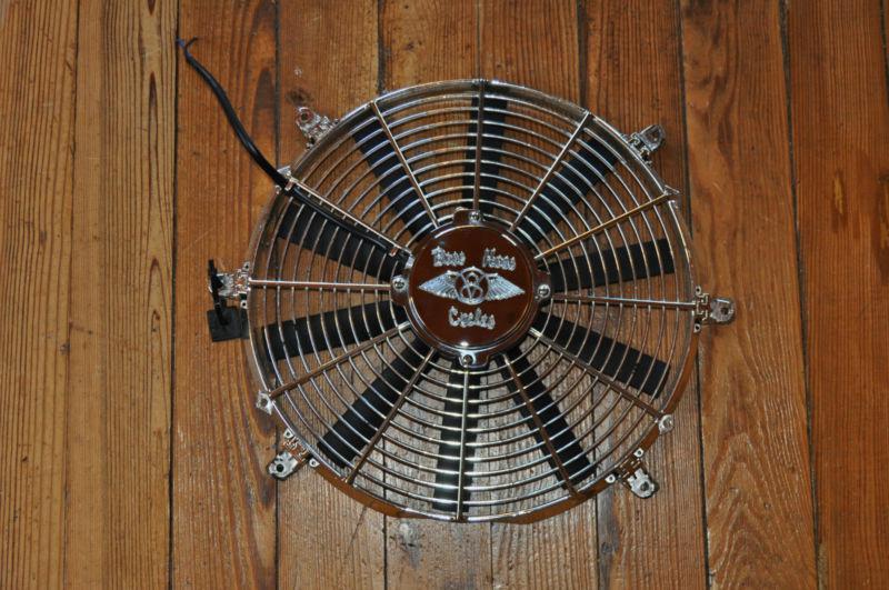 Stock boss hoss bh3 10-blade radiator cooling fan by spal with no reserve !!