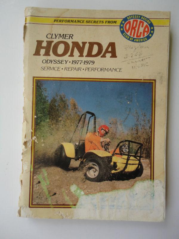 Clymer honda odyssey 1977-1979 repair manual 