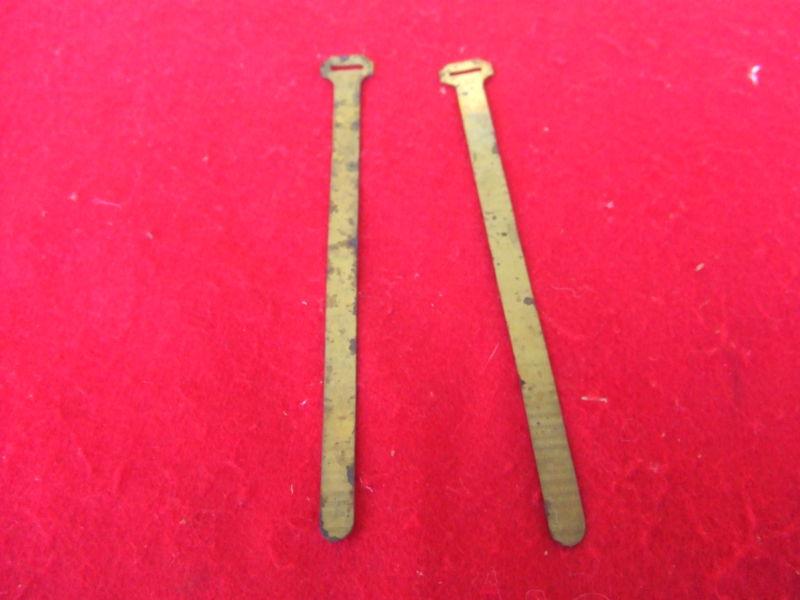 Nos 1930, 1940, 1950 brass wiring strap.  two (2) straps