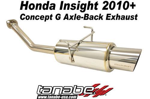 Tanabe concept g catback exhaust for 10 honda insight t80148a