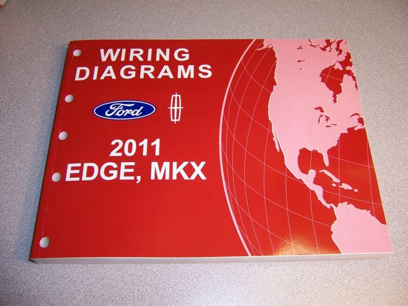 *new*2011 ford edge,mkx factory car wiring diagram repair manual