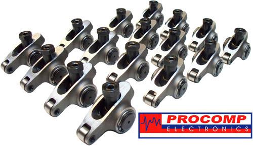 Used  big block chevy 454 stainless steel roller rocker arms 1.72 7/16" bbc 39