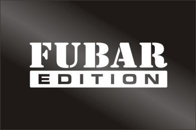 Funny fubar vinyl decal sticker emblem for car truck 4x4 atv or 4 four wheeler