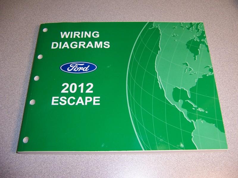 *new*2012 ford escape factory car wiring diagram repair manual
