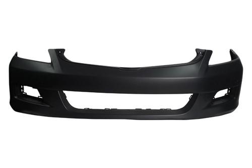 Replace ho1000235v - 06-07 honda accord front bumper cover factory oe style