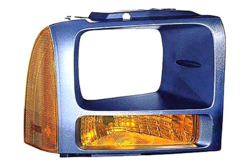 Replace fo2527104 - 06-07 ford f-250 front rh parking light lens housing