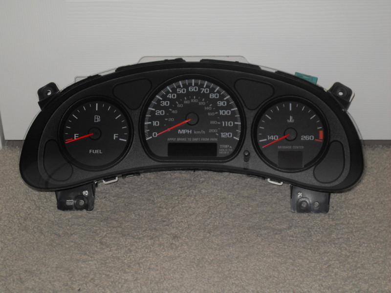 01-05 impala speedometer  instrument cluster 81 k part# 09378321 oem