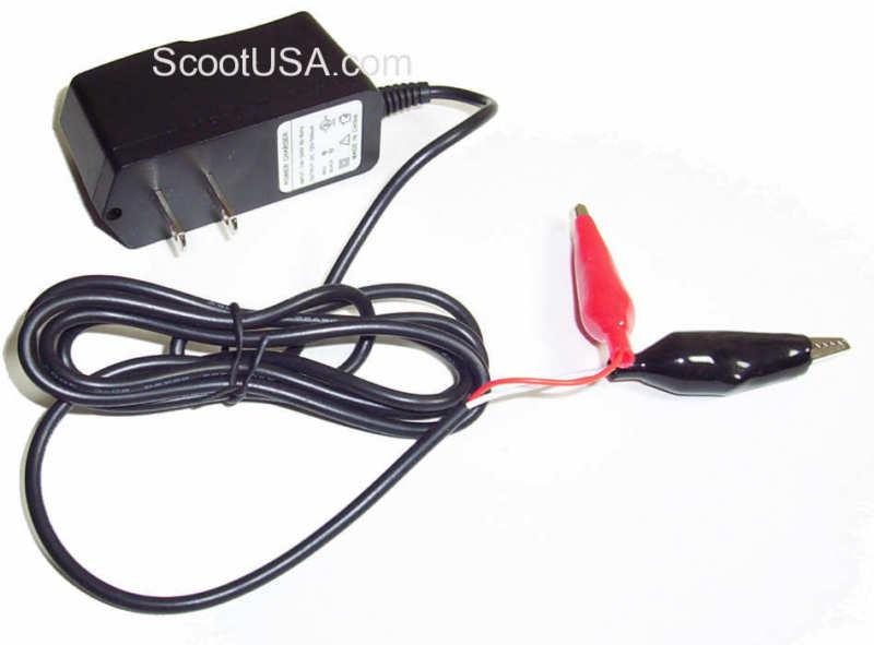 Automatic charger for scooter atv go-kart 12 volt battery - fast free shipping