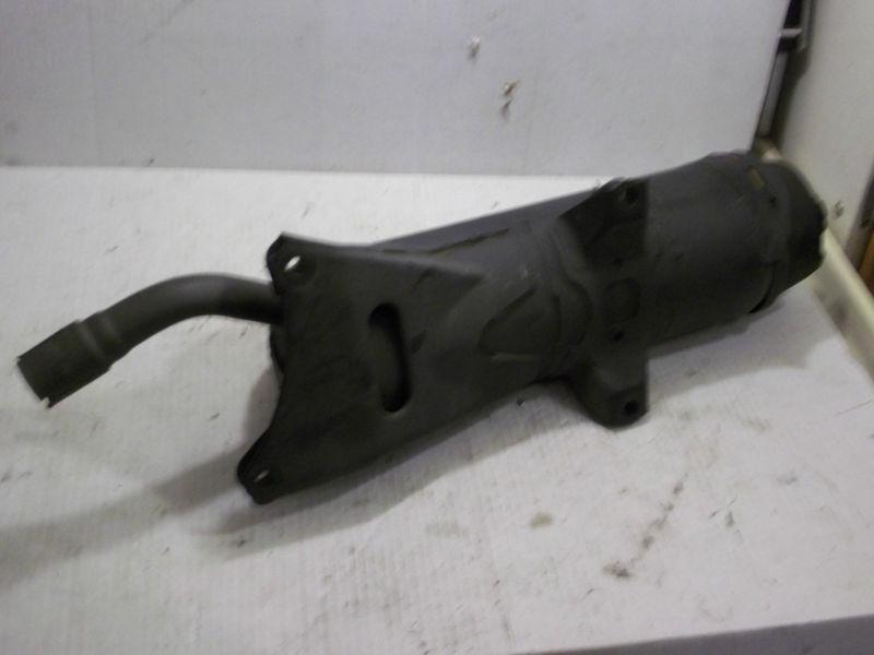 2007-2008 honda trx 450 trx450 rear exhaust can damaged smashed on end ktb a1 